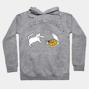 Cat Vs Pizza Hoodie